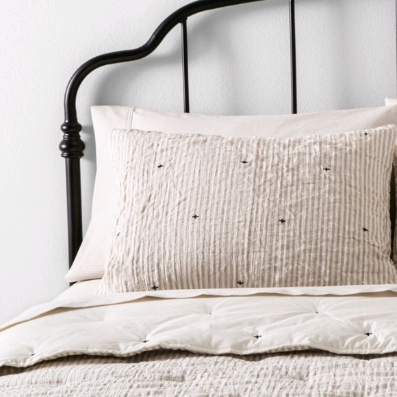 Hearth & Hand Bedding Twin Comforter Set Stripe Stitch Poshmark